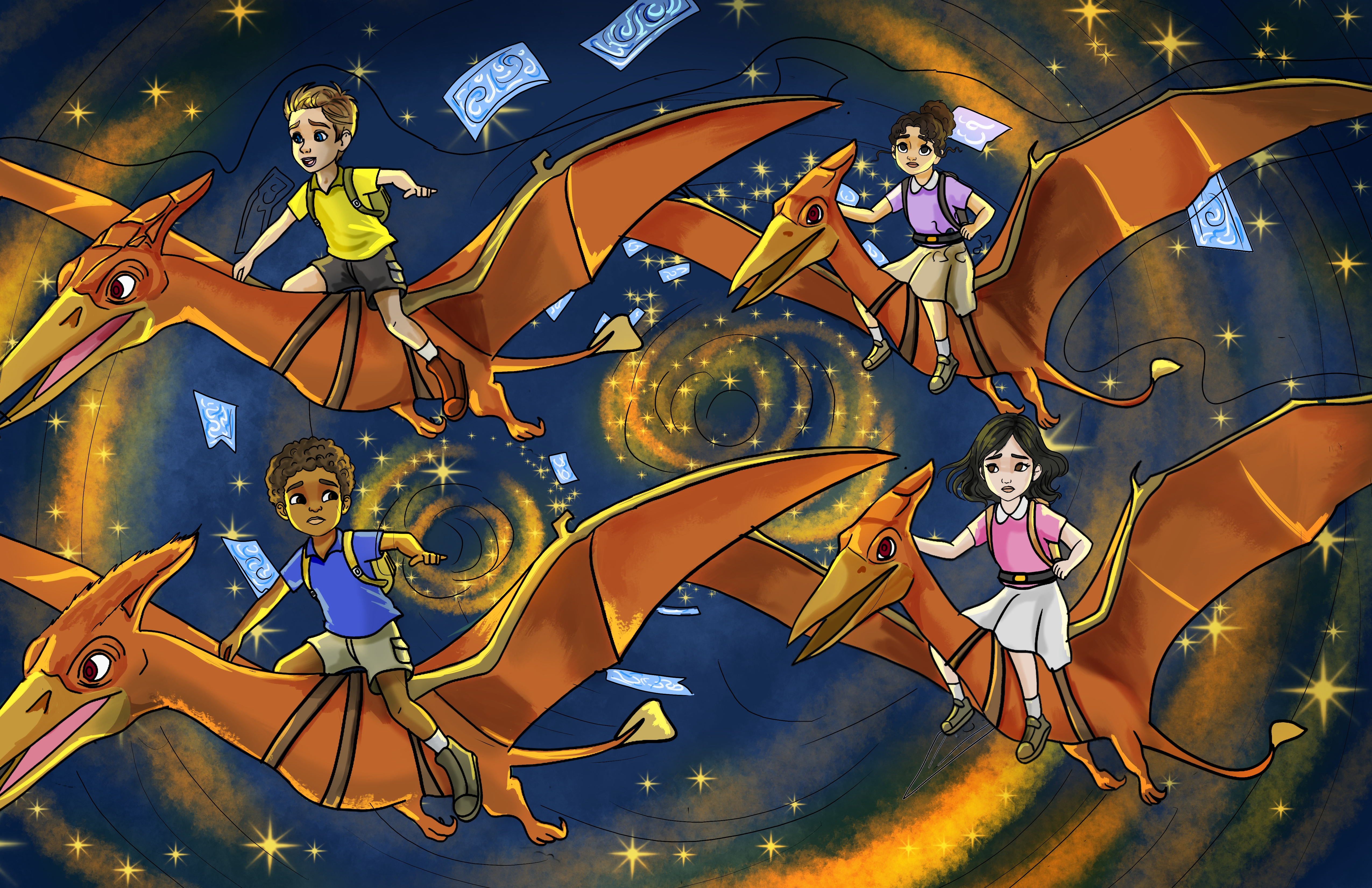 Example of Hand Drawn Children's Book Illustrations