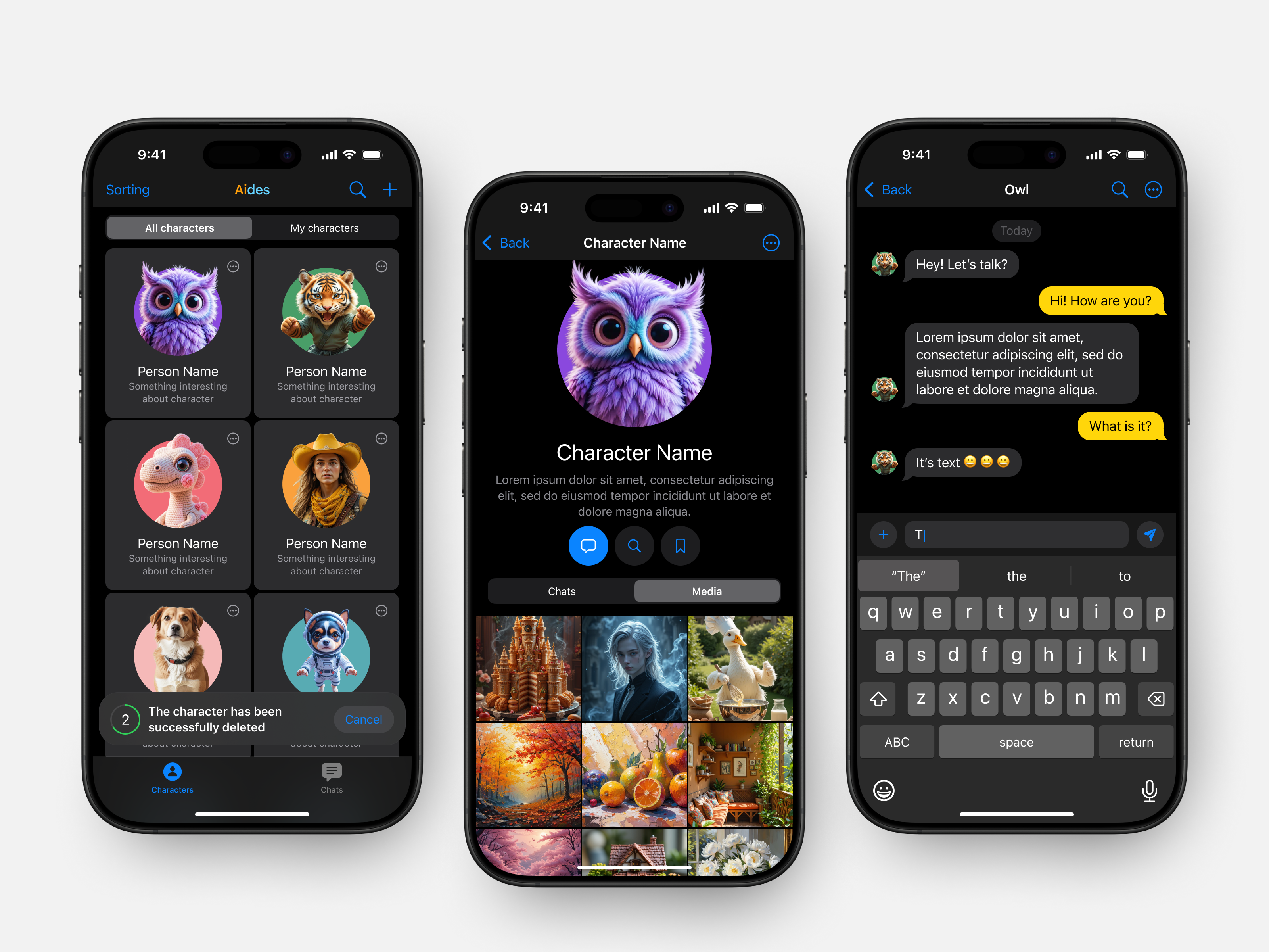 Ai chat ios native ui ux
