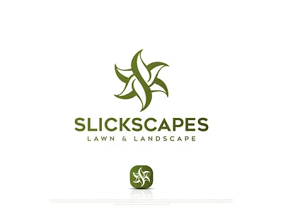Slickscapes Logo 3d animation branding design graphic design illustration logo motion graphics ui vector