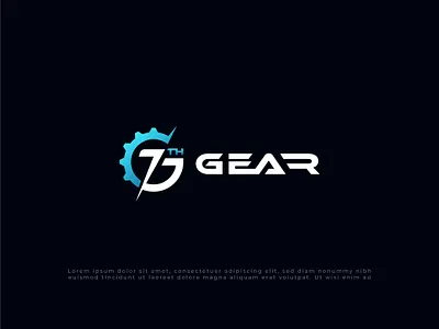 7th Gear Logo 3d animation branding design graphic design illustration logo motion graphics ui vector