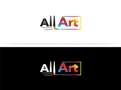 ALL Art Logo 3d animation branding design graphic design illustration logo motion graphics ui vector