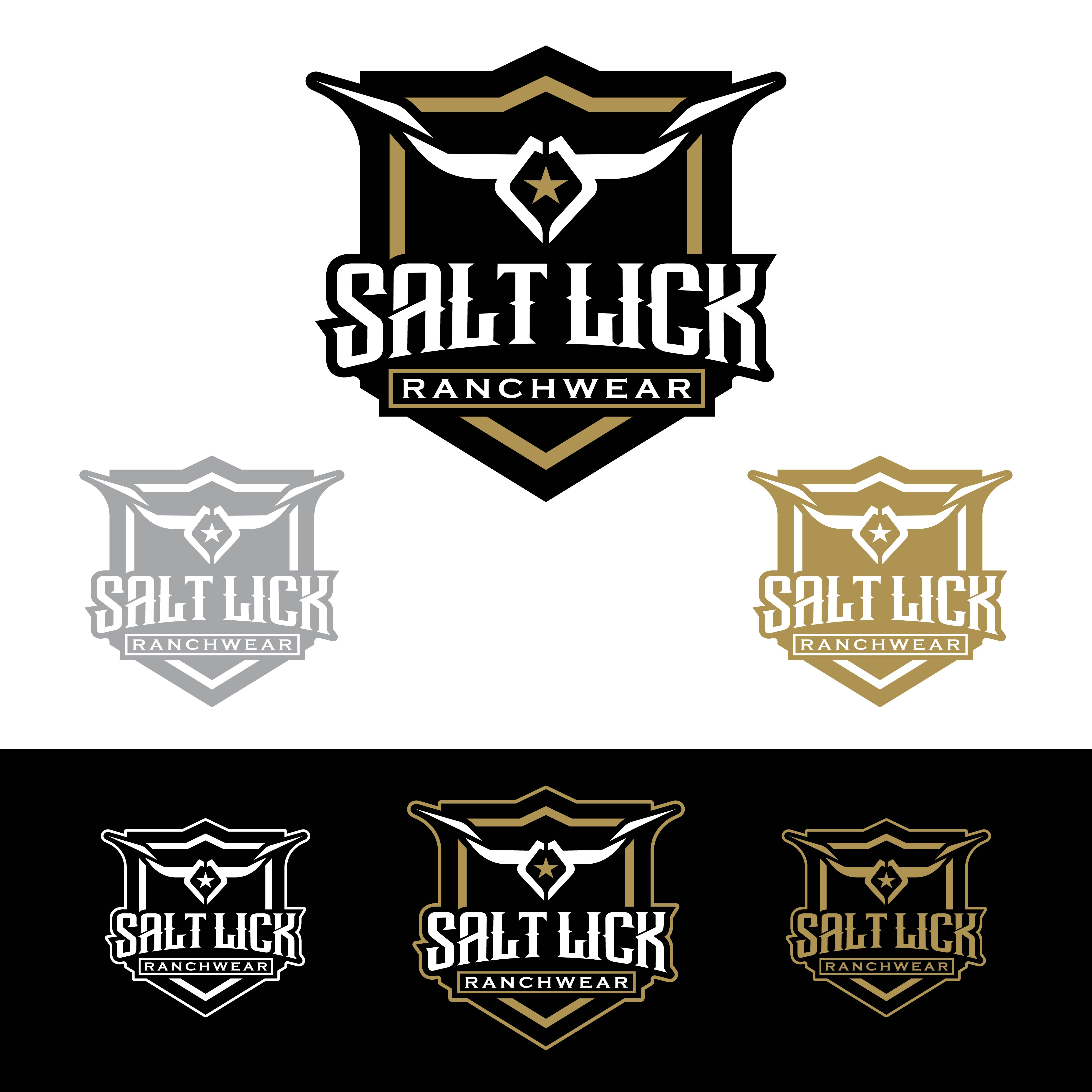 Salt Lick Ranch Logo 3d animation branding design graphic design illustration logo motion graphics ui vector
