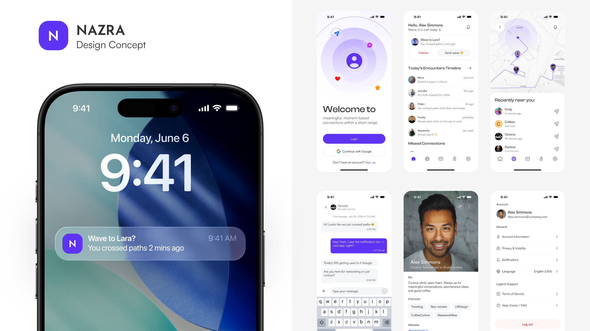 NAZRA Mobile App Design 3d animation branding design graphic design illustration logo motion graphics ui vector