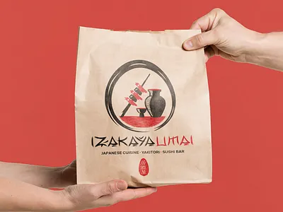 Logo design Izakaya umai branding graphic design logo typography vector