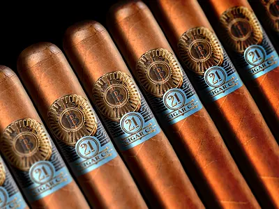 21 Cigar Co. - Genesis bitcoin branding cigar cigars crypto cuban design genesis graphic design modern packaging vintage
