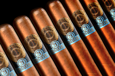 21 Cigar Co. - Genesis bitcoin branding cigar cigars crypto cuban design genesis graphic design modern packaging vintage