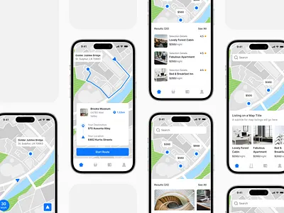 Listings & Navigation - Lookscout Design System android clean design ios layout listings mobile navigation responsive ui user interface ux