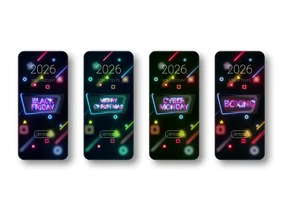 Vertical Neon AE Background ad amazon prime day background black friday christmas cyber monday dynamic effects festival interactive light loop modern neon promotion singles day stylish ue ui