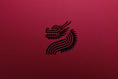 Dragon beast branding creature design dragon east epic fantasy graphic design icon illustration line art logo logo design minimalist mythical vector