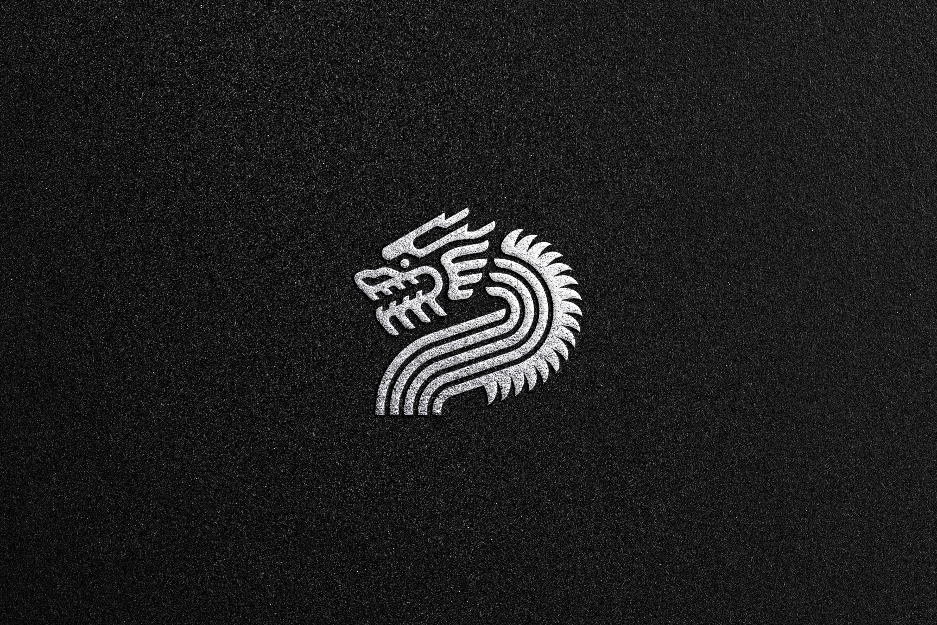 Dragon beast branding creature design dragon east epic fantasy graphic design icon illustration line art logo logo design minimalist mythical vector