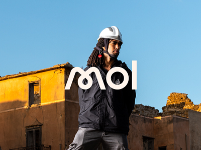 MOL brand branding construction construction branding construction tech design graphic design idemtoty logo logo design logotype