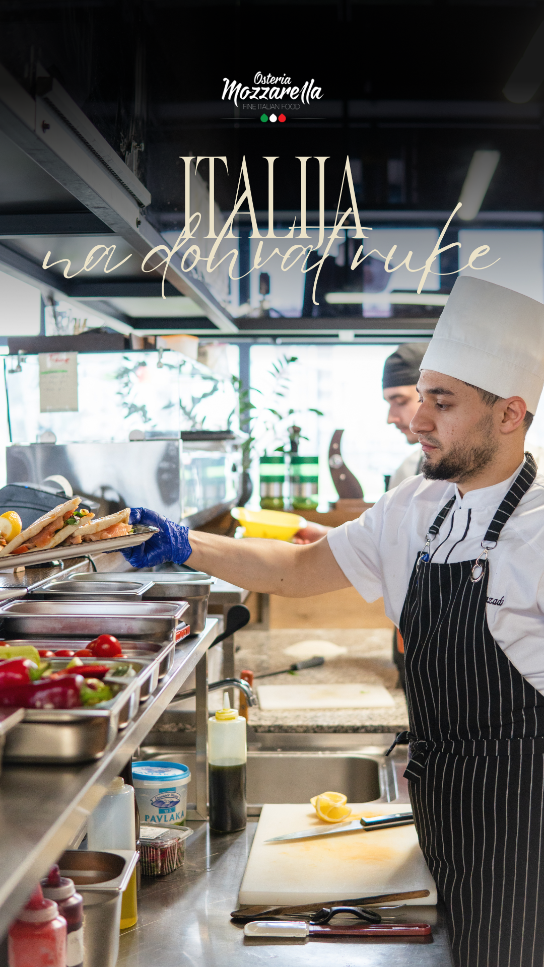 Osteria Mozzarella Story Design canva figma graphic design photography photoshop