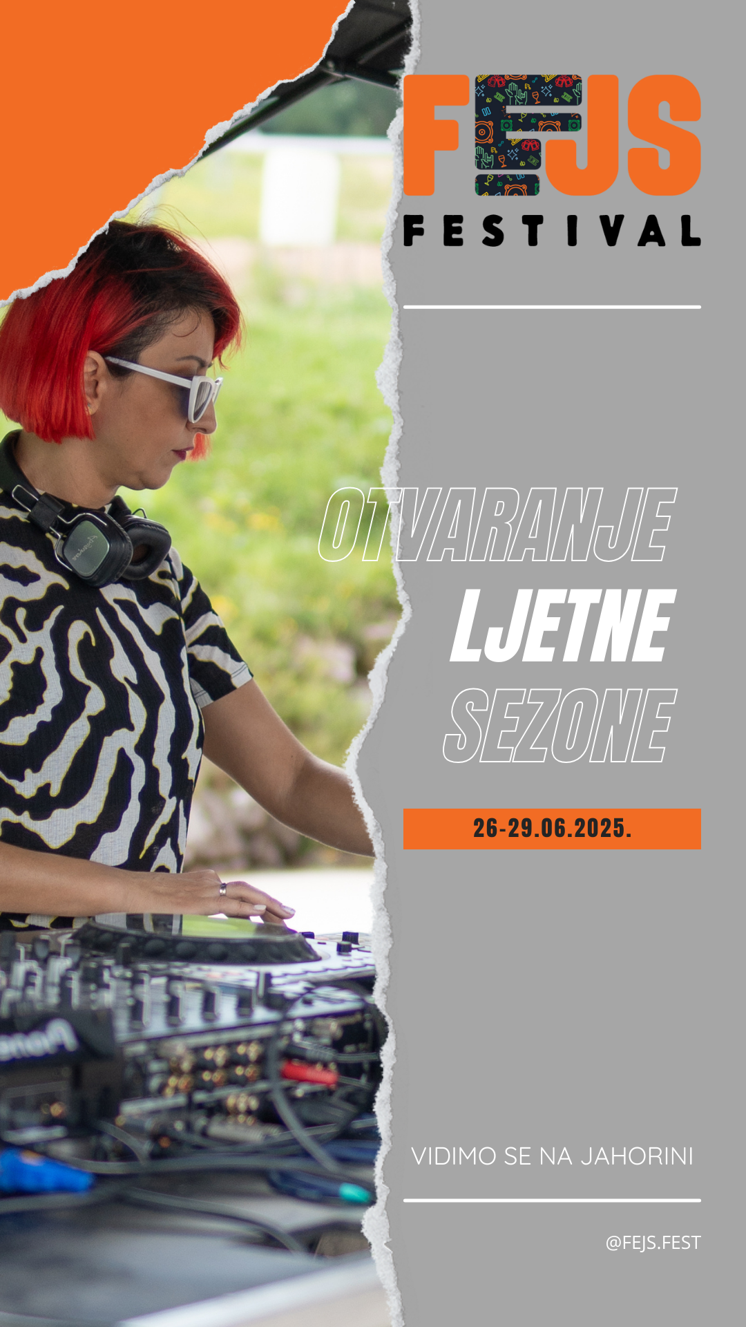 FEJS FESTIVAL Design Instagram Story canva figma graphic design photoshop