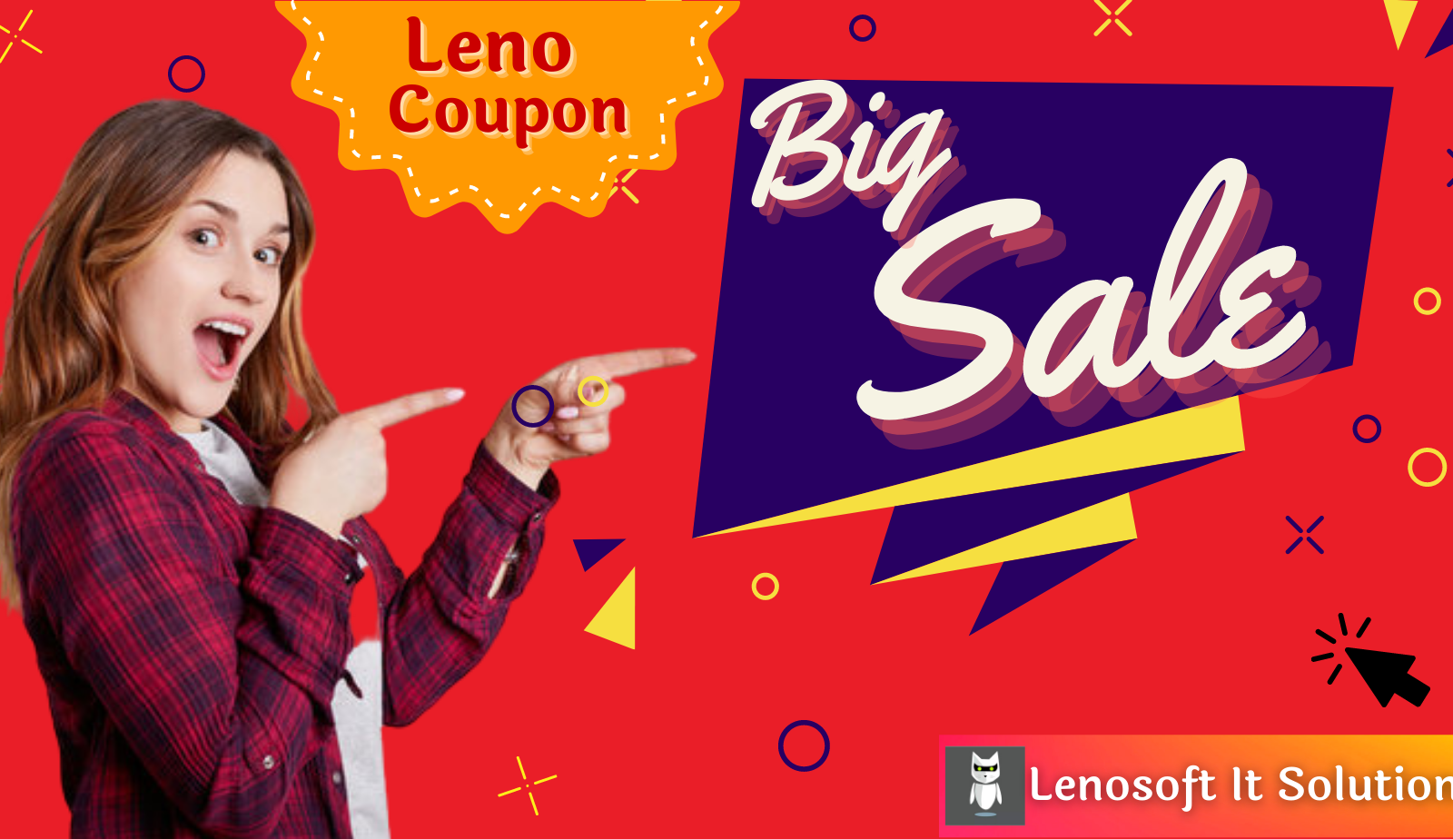 Lenosoft Sales Poster - Canva by Meher Durdana Khan Raisa on Dribbble