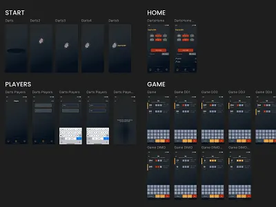 DARTS301 Mobile App Design figma mobileappdesign ui ux webdesign
