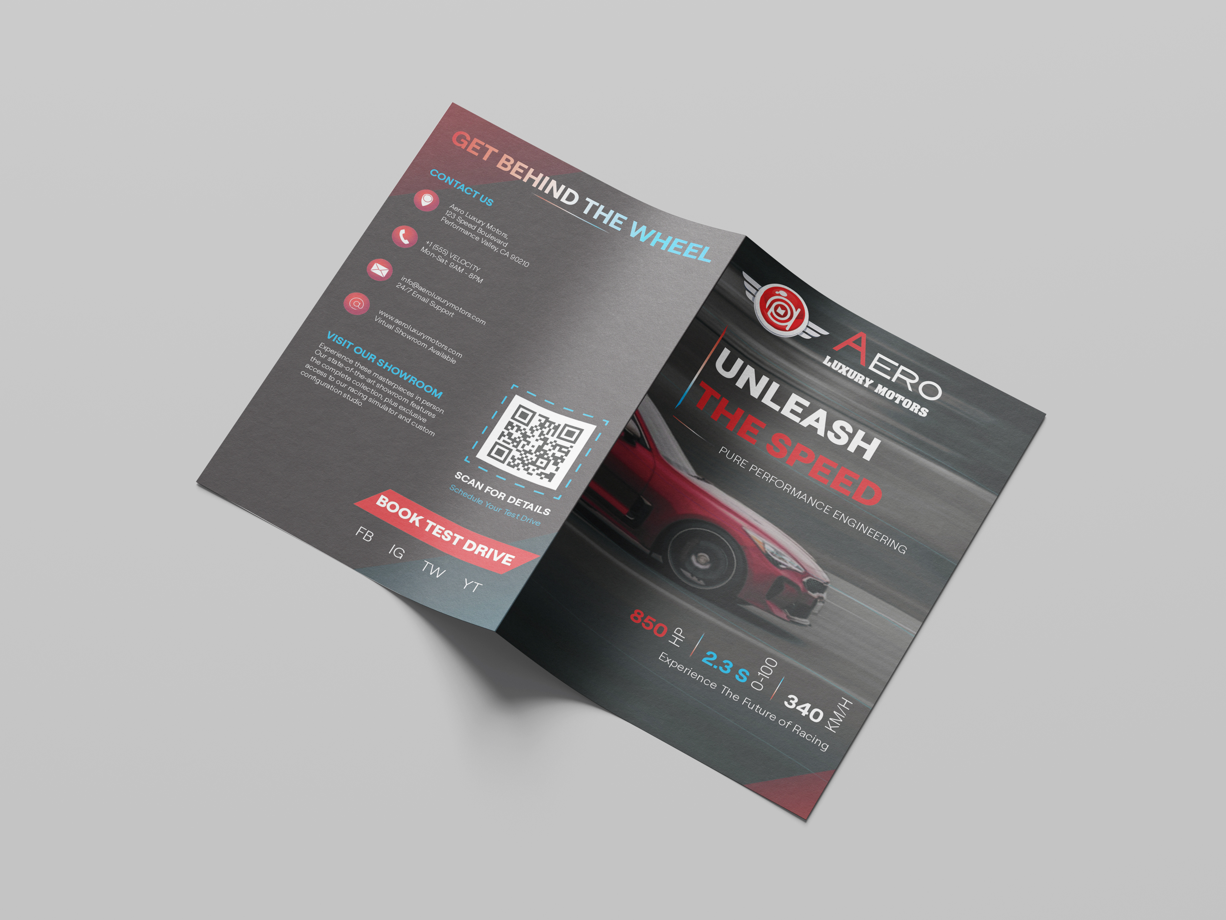Automobile Brochure adobe illustrator adobe indesign adobe photoshop branding brochure graphic design