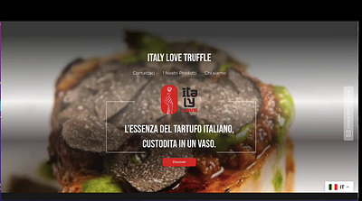 Italy Love Truffle - Landing Page food graphic design landing page ui ui ux ux web design website wordpress