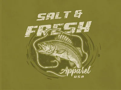Fishing T-shirt Design | Fishing Shirt Design apparel clothing clothing logo design fish fishing fishing tshirt graphic design saltwater tshirt