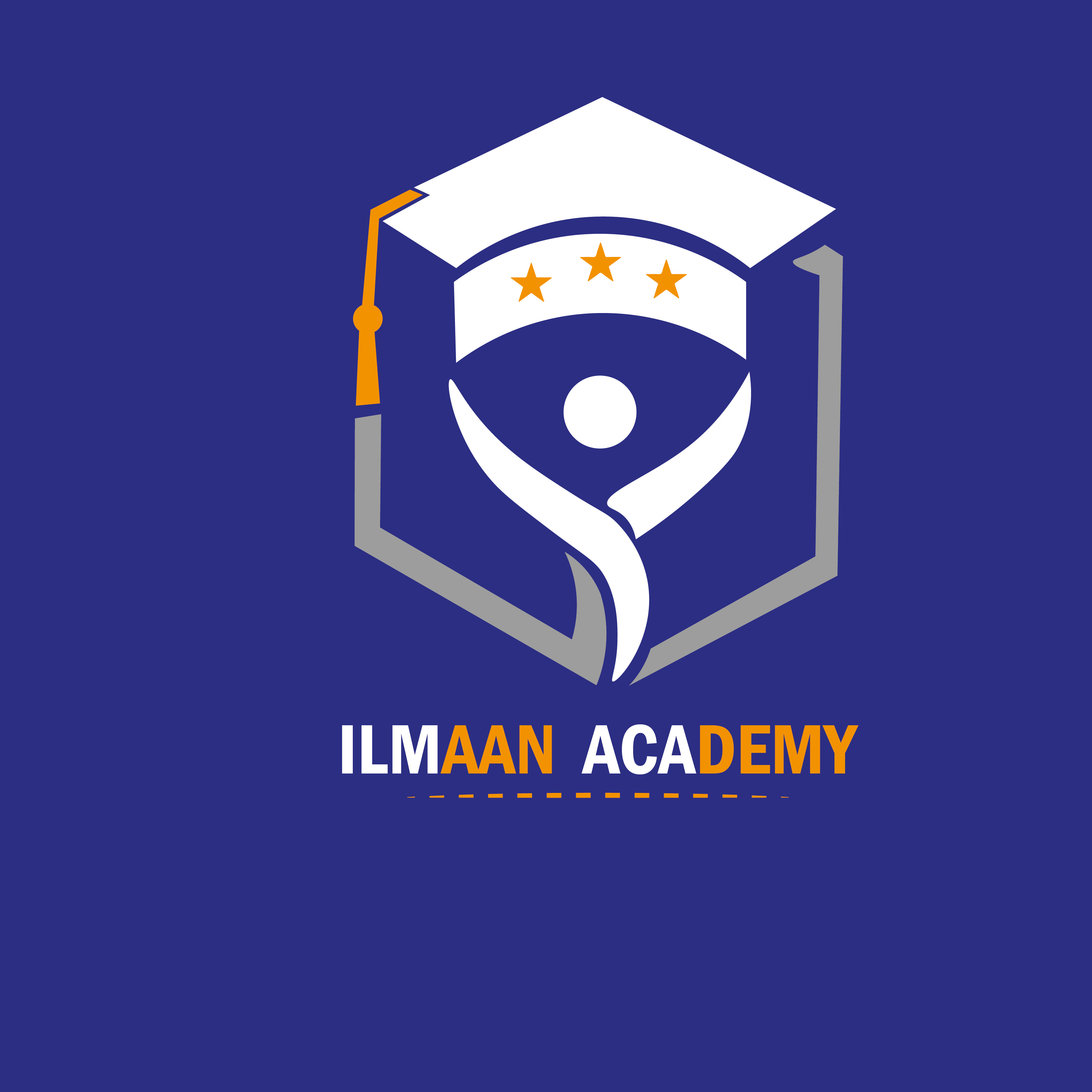 ILMAAN ACADEMY LOGO branding company logo design graphic design illustration logo logo design logo designer