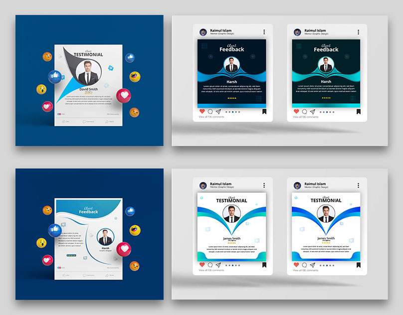 Modern Client Testimonial Card Design Collection client comment client feedback card client review creative testimonial customer feedback customer satisfaction elegant testimonial feedback design minimal testimonial modern testimonial rating design review card review layout social media testimonial testimonial design testimonial graphic testimonial template ui testimonial user feedback ux testimonial