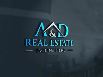 A&D Real Estate Logo Design | Premium Monogram House Concept brokerage logo cash home buyer home buyer logo mortgage logo property investor real estate real estate agency real estate brand real estate branding real estate business real estate company real estate logo realtor branding realtor logo realty logo