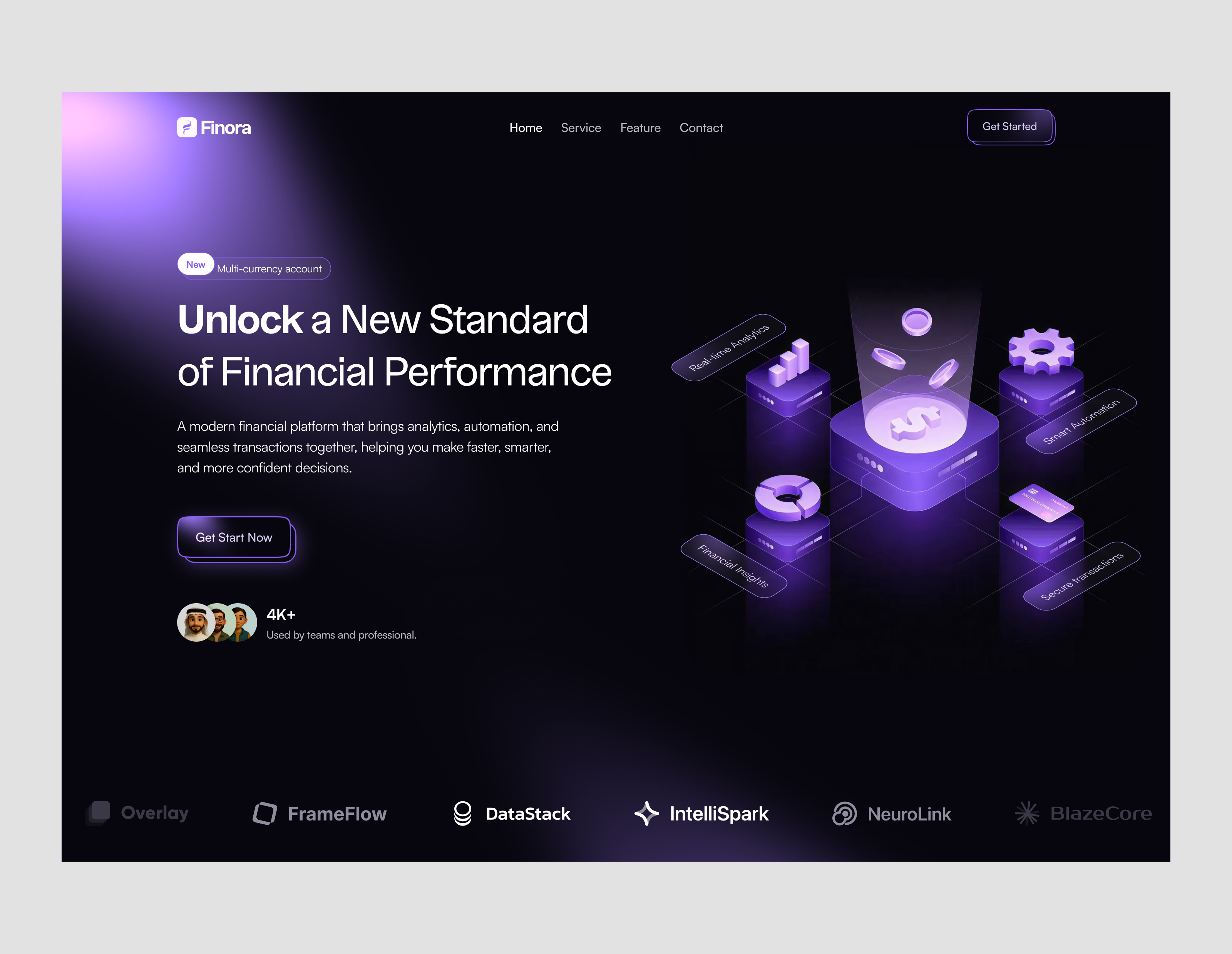 Example of Landing Page