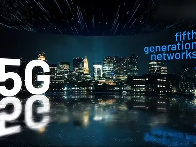 Digital Disruption: Glitched 5G Network Broadcast 5g aggressive animation broadcast cinematic cityscape digital disruptive distortion dynamic future glitch graphics intro motion network opener pixel tech telecom