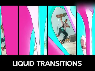 Vertical Warp: Liquid Transition Slides abstract animation clean colorful comic distortion dynamic energetic fluid graphics liquid motion movement popart seamless slide transition vector vertical warp