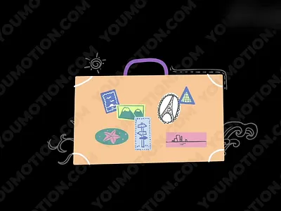 Travel Photographer: Flat Character Animation animation bouncy camera character clean flat graphics illustration loop memory minimal motion photographer shutter storytelling stylized subtle tourism travel vector