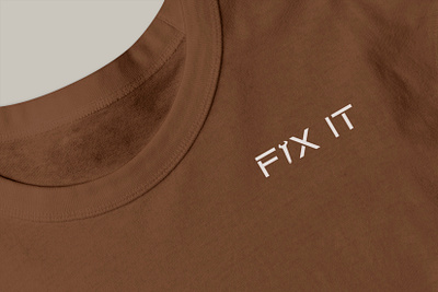 T-shirt for Fix It brand brandidentity branding company design graphic design graphicdesign illustration logo photoshop print tshirt