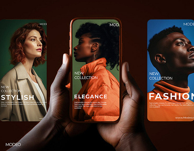 MODEO — Visual Marketing Campaign animation branding design graphic design logo marketing motion graphics post poster social media