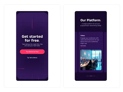 Product catch-up - adnova marketing product ui ux web
