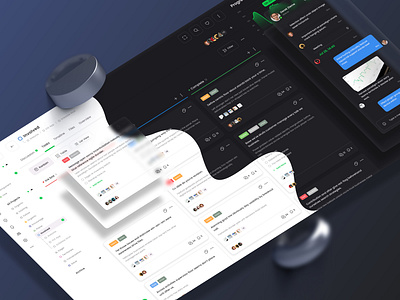 iManager dark mode light mode minimalist mobile design product design project manager ui user experience design user interface ux web design wireframe and prototyping