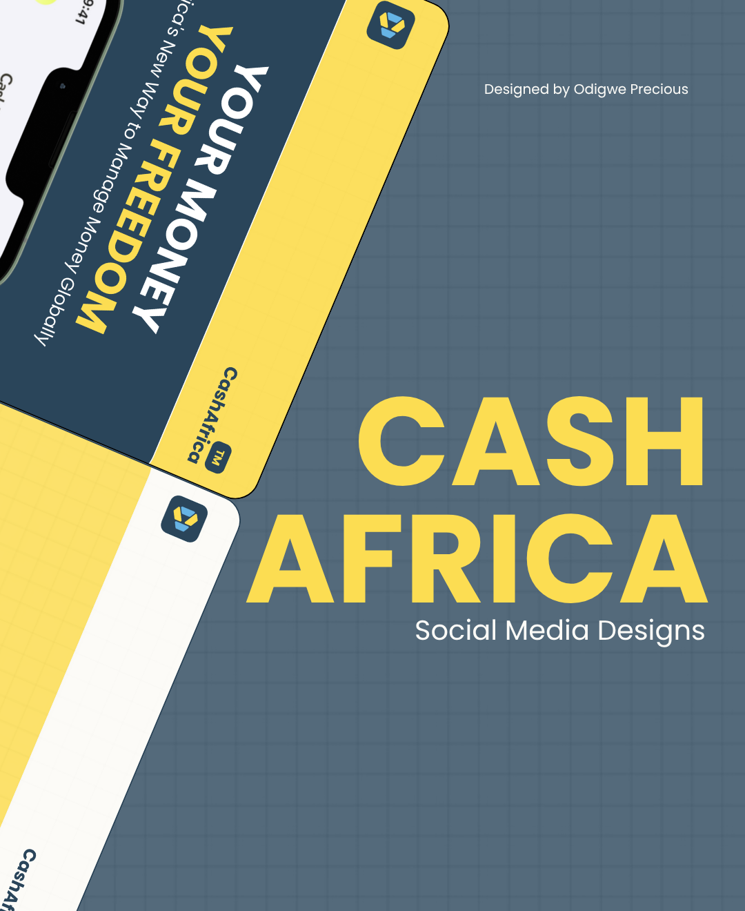 CASHAFRICA FINTECH DESIGN b2b ads design fintech graphic design social media ads