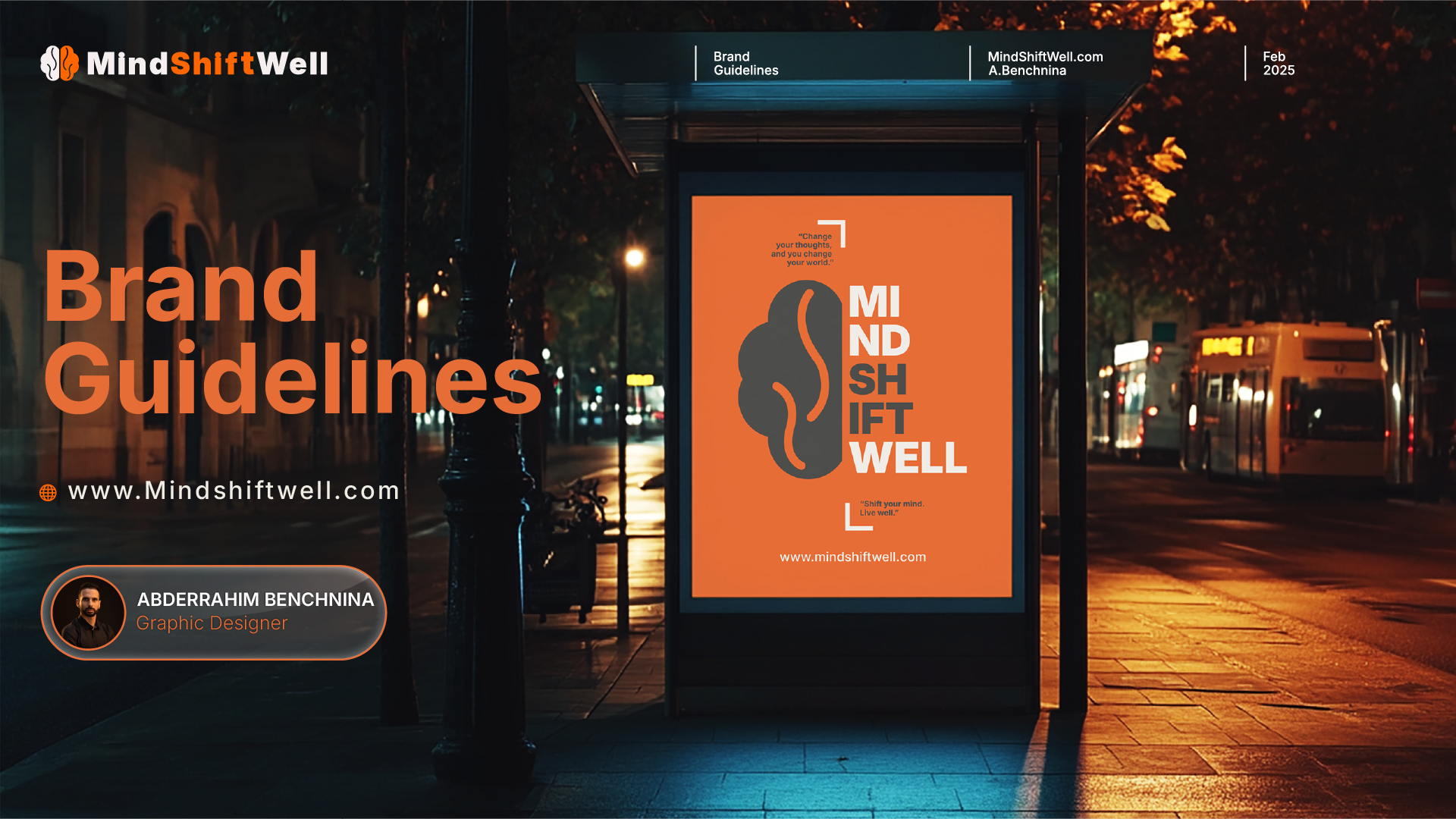 MindShiftWell Brand Identity Design brand guidelines brand identity branding design graphic design illustration logo logo design typography vector visual identity