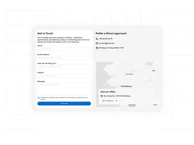 Contact us page design contact us design ui ux uxui
