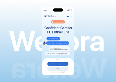 Wellora — Health & Wellness App UI figma ux uı