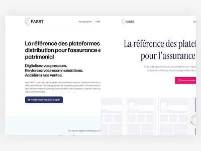 From The Web #19 after ai before cloud document french hero insurance landing page ui web