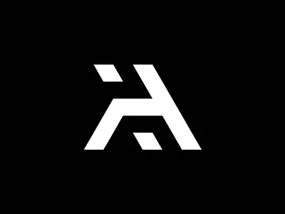 AH ah ah logo bold brand branding design icon identity letter ah lettering logo logo design logo designer mark masculine minimalist modern monogram symbol