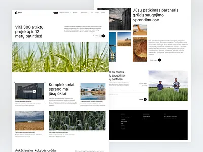 Silo - Agricultural Services Concept Website Design design minimal typography ui ux web