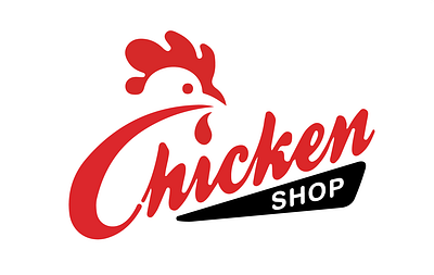 BRAND LOGO Chicken Shop brand brand logo branding chicken shop logo graphic design logo sign board ui