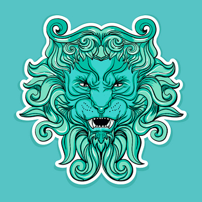 MYTHLION design graphic design illustration logo vector