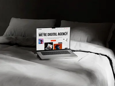 Fluento - Portfolio & Agency Website agency creative studio fa design designer portfolio designer website digital studio landing page personal portfolio personal web personal web design portfolio project service testimonial ui uiux uiux website ux web design website