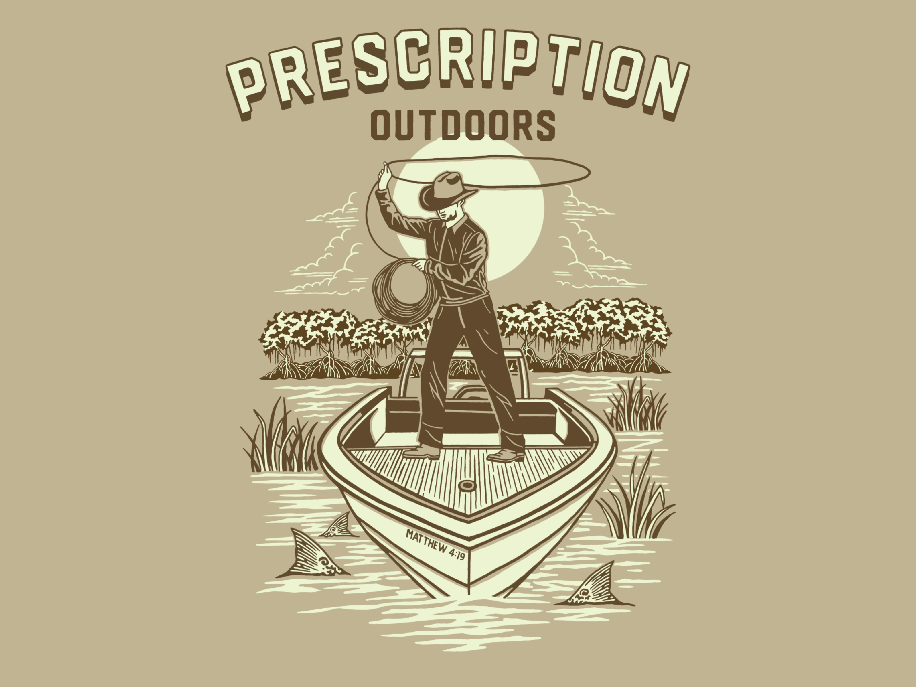 Prescription Outdoor Tshirt Design design graphic design illustration illustrator logo outdoors typography ux vector