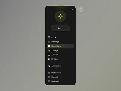 Profile Dropdown UI clean ui dark mode ui drak ui dropdown ui menu dropdown ui minimal ui profile dropdown saas product ui ux world class ui