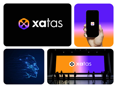 Tech logo design | logo design 3d logo apps logo brand identity branding corporate design elegant design illustration initial logo logo trends minimalist logo security logo techlogo x x letter logo