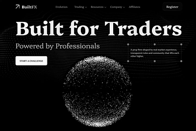 The Prop Trade – Website Redesign Concept blockchain challenge crypto cryptocurrency evaluation program finance ux forex prop firm funded accounts funding platform profit split prop firm website prop trading theproptrade web app web app design web design web3