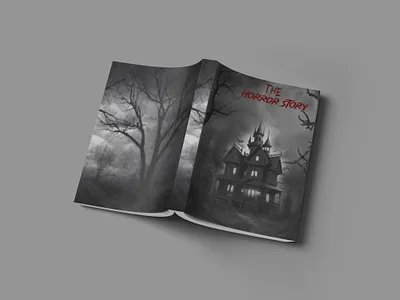 Horror Book Cover Design adobe photoshop book book cover cover design graphic design horror horror book cover