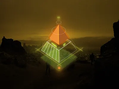 Cyberpunk 3D HUD Elements