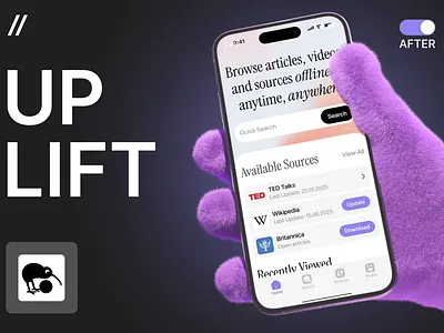 Learning Mobile iOS App Design android app app design concept app design template app interface dashboard dashboard design design ios learning app mobile mobile app mobile ui modern design online product design redesign ui uplift ux